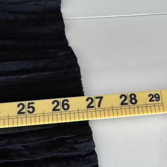 Nenona Black Lace Trim Blouse – Sheer Floral Cutout, Pintuck Detail, Size XL - Picture 7 of 7